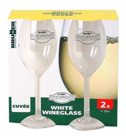 Brunner White Wineglass 0830171N.C71 2er Set